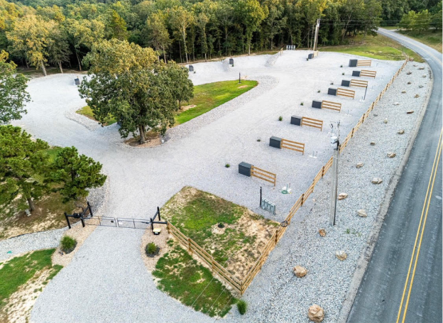 Aerial view of White River Vacation RV Resort